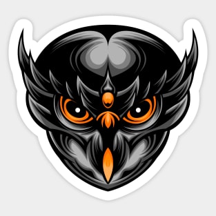 Owl Head Sticker